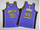 Youth Los Angeles Lakers #23 Lebron James Purple Jersey