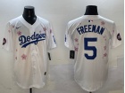 Los Angeles Dodgers #5 Freddie Freeman White Tokyo Series Cool Base Jersey