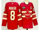 Team Canada #8 Cale Makar Red 2025 4 Nations Face-Off Jersey