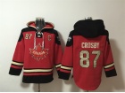 Team Canada #87 Sidney Crosby Red 2025 4 Nations Face-Off Hoodie