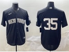 New York Yankees #35 Black Cool Base Jersey