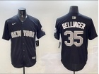 New York Yankees #35 Cody Bellinger Black Cool Base Jersey