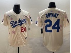 Los Angeles Dodgers #24 Kobe Bryant Cream Tokyo Series Players Limited Jersey