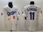 Los Angeles Dodgers #11 Roki Sasaki White Tokyo Series Players Limited Jersey
