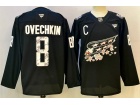 Fanatics Washington Capitals #8 Alexander Ovechkin Black Cherry Blossom Jersey