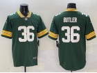 Green Bay Packers #36 LeRoy Butler Green Vapor Limited Jersey