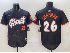 San Francisco Giants #26 Matt Chapman Nike Black 2025 City Connect Limited Jersey