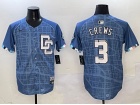 Washington Nationals #3 Dylan Crews Nike Blue 2025 City Connect Limited Jersey