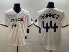 Houston Astros #44 Yordan Alvarez Nike White 2025 City Connect Limited Player Jersey