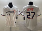Houston Astros #27 Jose Altuve Nike White 2025 City Connect Limited Player Jersey