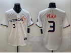 Houston Astros #3 Jeremy Peña Nike White 2025 City Connect Limited Player Jersey