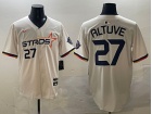Houston Astros #27 Jose Altuve Nike Cream 2025 City Connect Limited Player Jersey