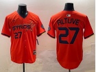 Houston Astros #27 Jose Altuve Nike Orange 2025 City Connect Limited Player Jersey