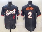 San Francisco Giants #2 Willy Adames Nike Black 2025 City Connect Limited Jersey