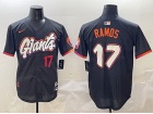 San Francisco Giants #17 Heliot Ramos Nike Black 2025 City Connect Limited Jersey
