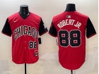 Chicago White Sox #88 Luis Robert Jr. Red/Black 2025 City Connect Limited Player Jersey