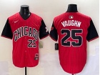 Chicago White Sox #25 Andrew Vaughn Red/Black 2025 City Connect Limited Player Jersey