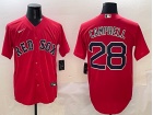 Boston Red Sox #28 Kristian Campbell Red Jersey