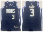 Dallas Mavericks #3 Anthony Davis Navy Blue Mavs Jersey