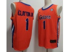 Florida Gators #1 Walter Clayton Jr. Orange Basketball Jersey