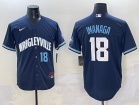 Chicago Cubs #18 Shōta Imanaga Navy Blue City Connect Jersey