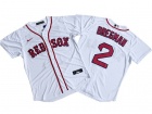 Boston Red Sox #2 Alex Bregman White Cool Base Jersey