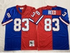 Buffalo Bills #83 Andre Reed Red/Blue Split Throwback Jersey