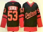 Fanatics Detroit Red Wings #53 Moritz Seider Black 2025 NHL Stadium Series Jersey