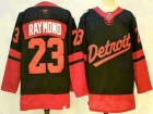 Fanatics Detroit Red Wings #23 Lucas Raymond Black 2025 NHL Stadium Series Jersey