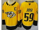 Fanatics Nashville Predators #59 Roman Josi Yellow Jersey