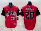 Chicago White Sox #20 Miguel Vargas Red/Black 2025 City Connect Limited Player Jersey