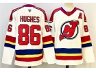 Fanatics New Jersey Devils #86 Jack Hughes White Jersey
