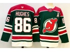 Fanatics New Jersey Devils #86 Jack Hughes Green Jersey