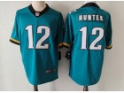 Jacksonville Jaguars #12 Travis Hunter Teal Throwback Limited Jersey