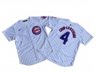 Chicago Cubs #4 Pete Crow-Armstrong White Cool Base Jersey