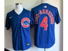 Chicago Cubs #4 Pete Crow-Armstrong Blue Cool Base Jersey