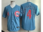 Chicago Cubs #4 Pete Crow-Armstrong Baby Blue City Connect Players Limited Jersey