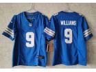 Detroit Lions #9 Jameson Williams Blue Vapor F.U.S.E Limited Jersey