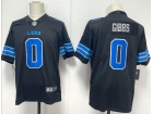 Detroit Lions #0 Jahmyr Gibbs Black Vapor Limited Jersey