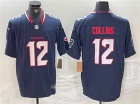 Houston Texans #12 Nico Collins Navy Blue Vapor F.U.S.E. Limited Jersey