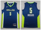 Dallas Wings #5 Paige Bueckers Navy Blue Jersey