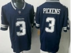 Dallas Cowboys #3 George Pickens Blue F.U.S.E Limited Jersey