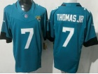 Jacksonville Jaguars #7 Brian Thomas Jr. Teal Throwback Limited Jersey