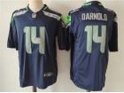 Seattle Seahawks #14 Sam Darnold Blue Vapor Limited Jersey
