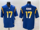 Los Angeles Rams #17 Davante Adams Blue Limited Jersey