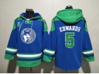 Minnesota Timberwolves #5 Anthony Edwards Blue Hoodie