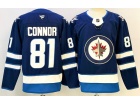 Fanatics Winnipeg Jets #81 Kyle Connor Blue Jersey