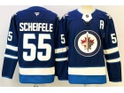Fanatics Winnipeg Jets #55 Mark Scheifele Blue Jersey