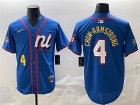 Chicago Cubs #4 Pete Crow-Armstrong Blue 2025 MLB All-Star Players Limited Jersey
