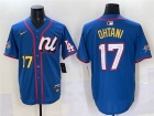 Los Angeles Dodgers #17 Shohei Ohtani Blue 2025 MLB All-Star Players Limited Jersey